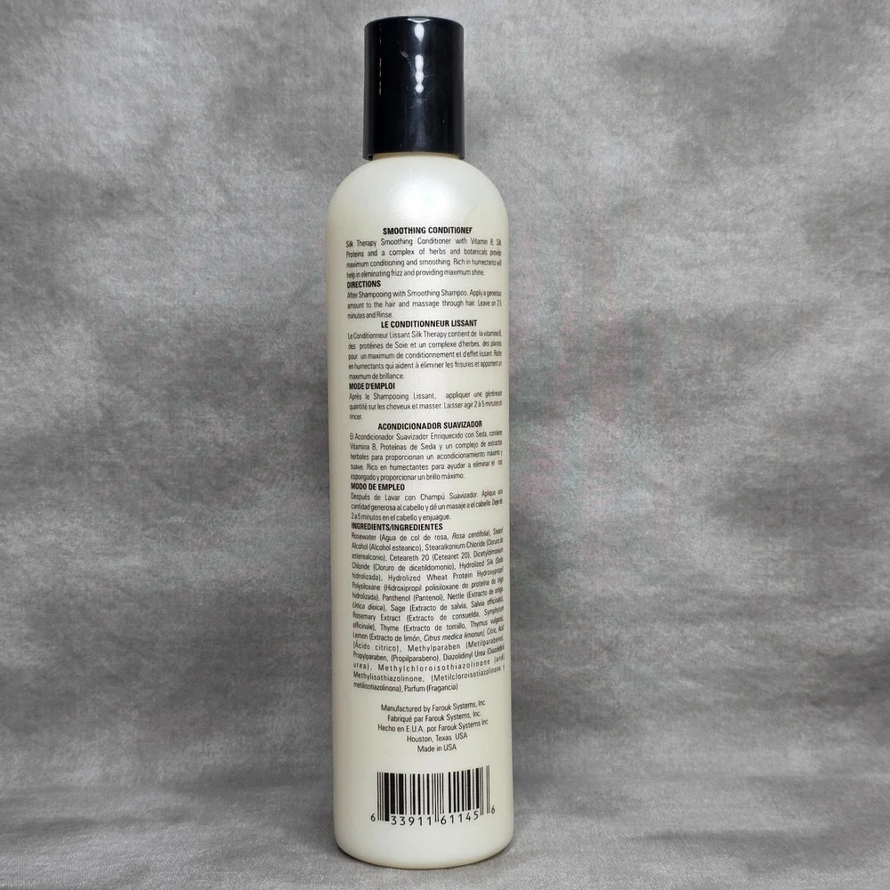 BIOSILK Farouk SILK‎ THERAPY SMOOTHING CONDITIONER Original 11.6 oz